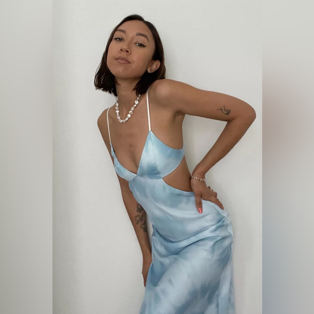 TIE DYE MIDI DRESS (WEEKEND SALE) - Picture 2 of 10